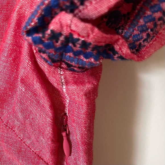 Vineyard Vines hot pink & purple shift dress (0) - Picture 6 of 8